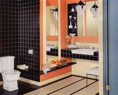 1950s bathroom decor